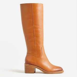 J Crew Knee-high stacked-heel boots in leather
Item BJ870
